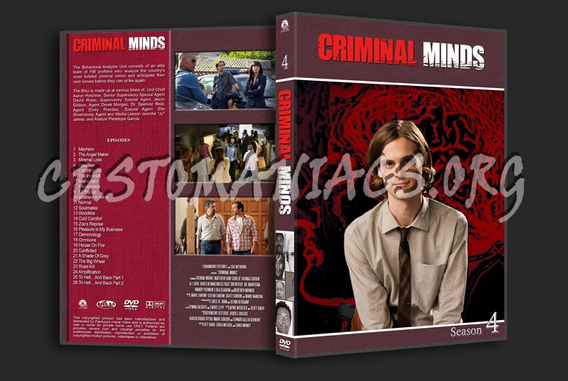 Criminal Minds dvd cover