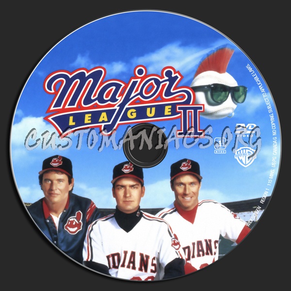 Major League II dvd label - DVD Covers & Labels by Customaniacs, id: 130866  free download highres dvd label