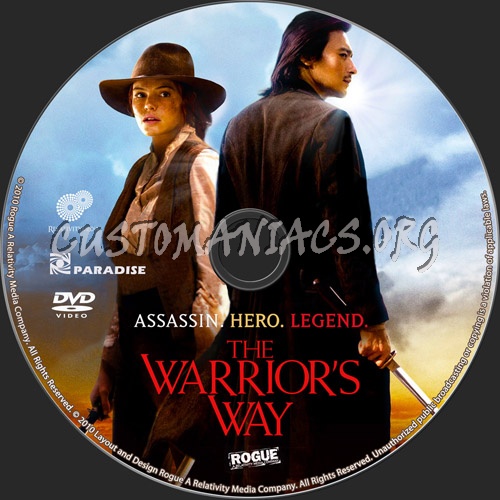 The Warrior's Way dvd label