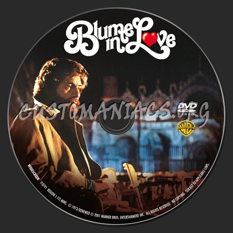 Blume in Love dvd label