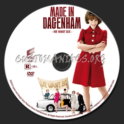 Made in Dagenham dvd label