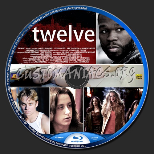 Twelve blu-ray label