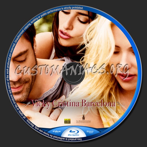 Vicky Cristina Barcelona blu-ray label