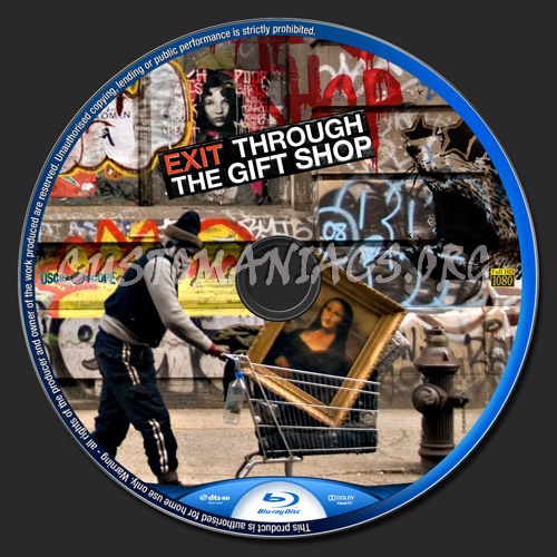 Exit Through the Gift Shop blu-ray label