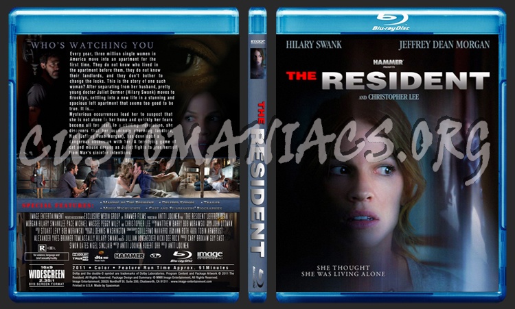 The Resident blu-ray cover