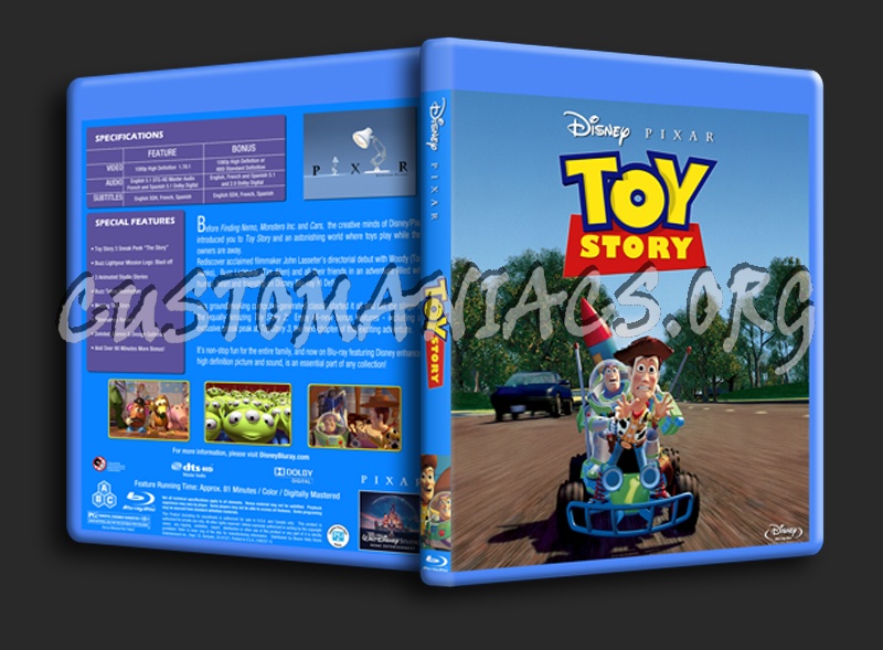 Toy Story blu-ray cover