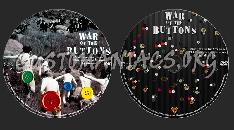 War of the Buttons dvd label