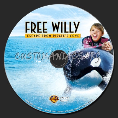 Free Willy: Escape From Pirates Cove dvd label