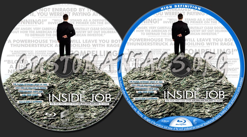 Inside Job blu-ray label