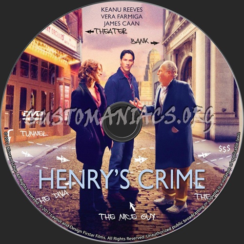 Henry's Crime dvd label