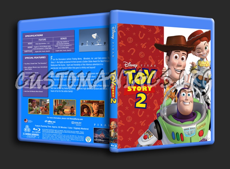 Toy Story 2 blu-ray cover