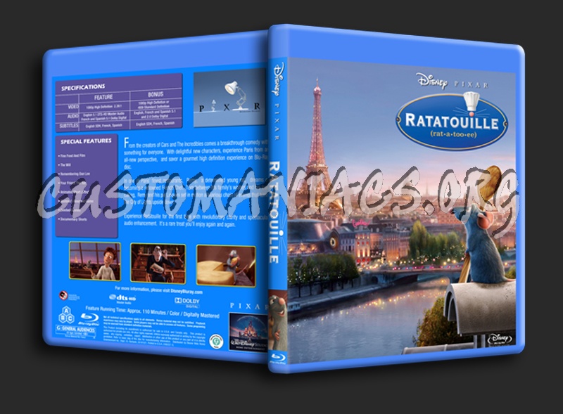 Ratatouille blu-ray cover