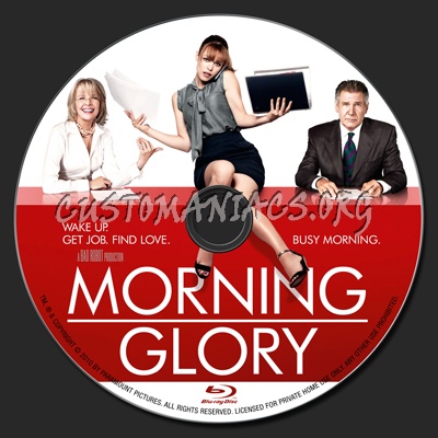 Morning Glory blu-ray label