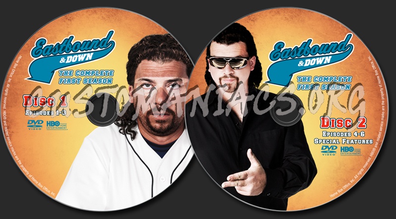 Eastbound & Down Season 1 dvd label