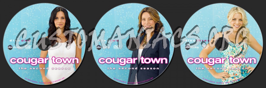 Cougar Town : The Second Season dvd label