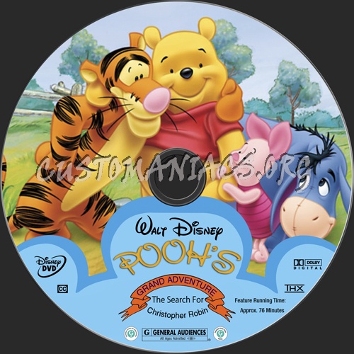 Pooh's Grand Adventure dvd label