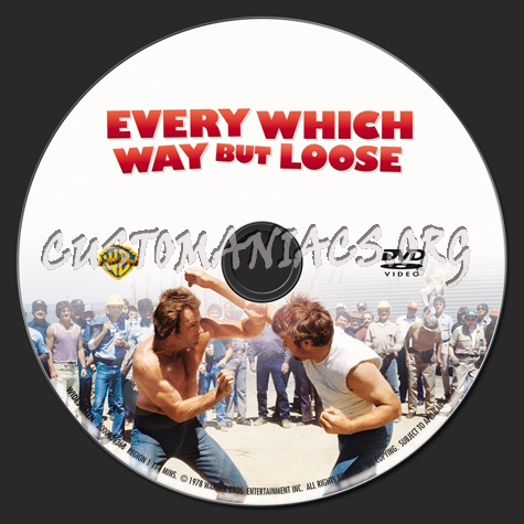 Every Which Way But Loose dvd label