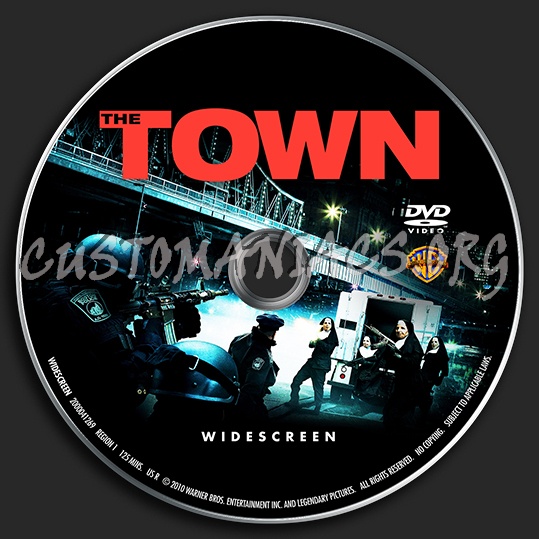 The Town dvd label