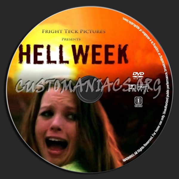 Hell Week dvd label