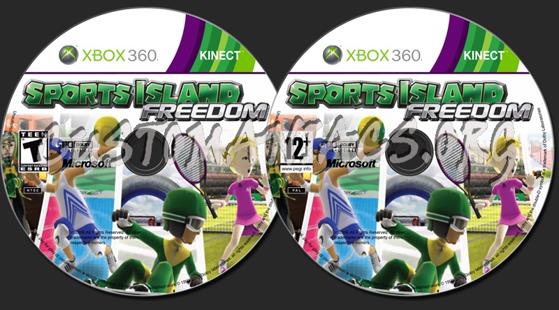 Sports Island Freedom dvd label