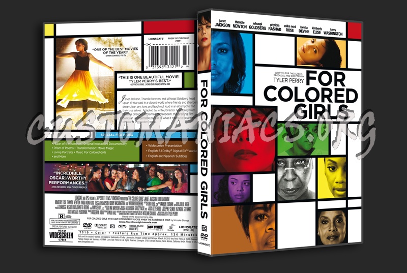 For Colored Girls dvd cover