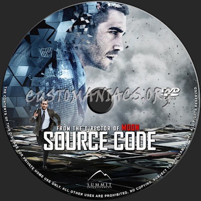 Source Code dvd label