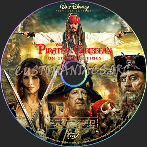 Pirates of the Caribbean: On Stranger Tides dvd label