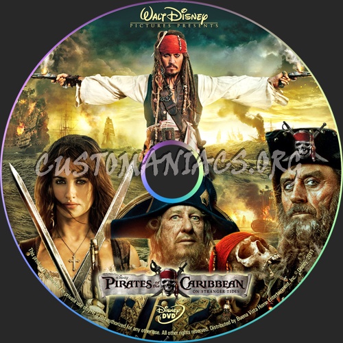 Pirates of the Caribbean: On Stranger Tides dvd label