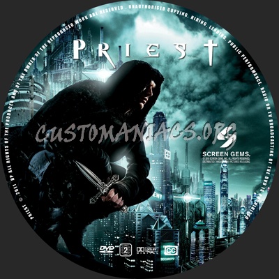 Priest dvd label