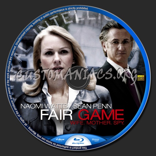 Fair Game (2011) blu-ray label