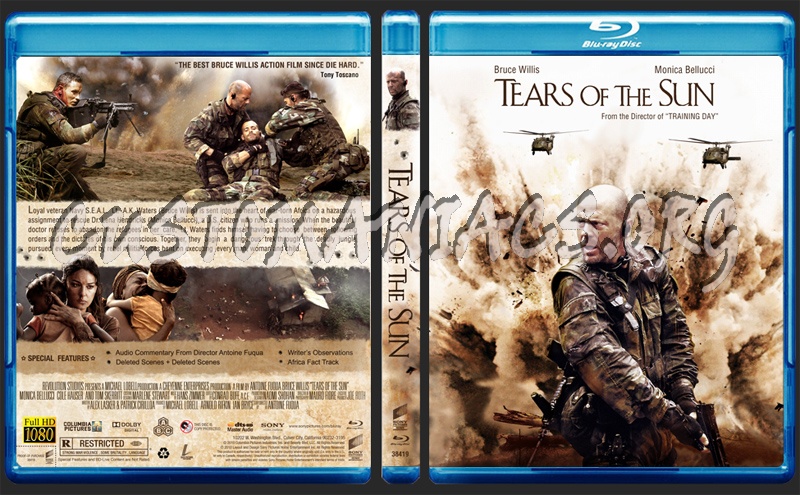 Tears of the Sun blu-ray cover