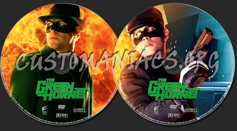 The Green Hornet dvd label