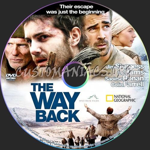 The Way Back dvd label - DVD Covers & Labels by Customaniacs, id ...