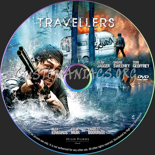 Travellers dvd label