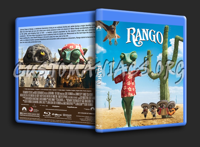 Rango blu-ray cover