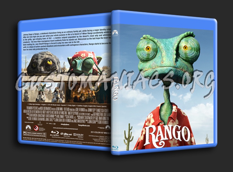 Rango blu-ray cover