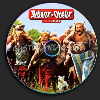 Asterix & Obelix take on Caesar dvd label