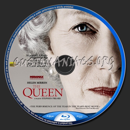 The Queen blu-ray label