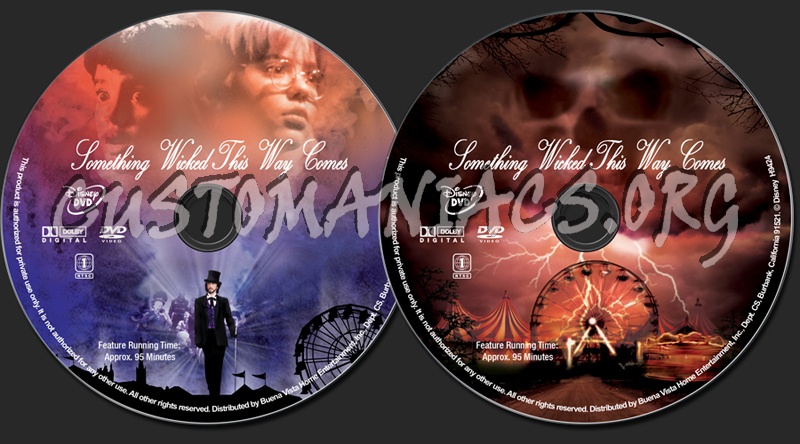 Something Wicked This Way Comes dvd label