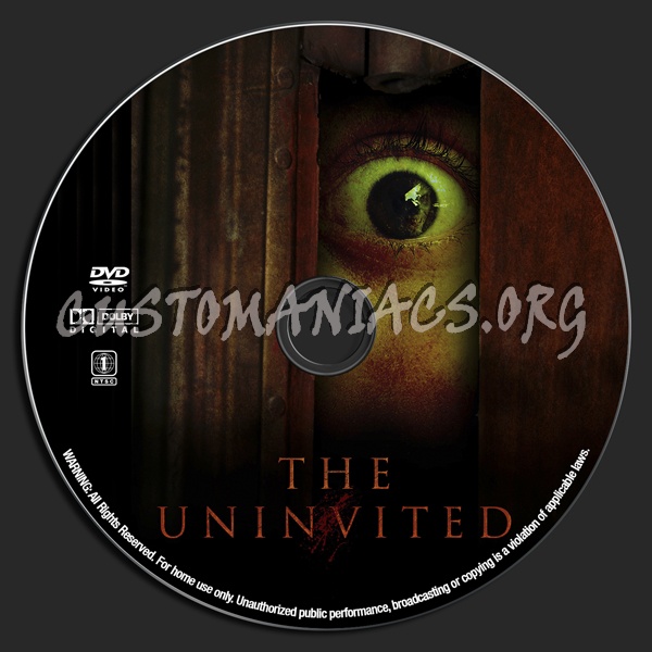 The Uninvited dvd label