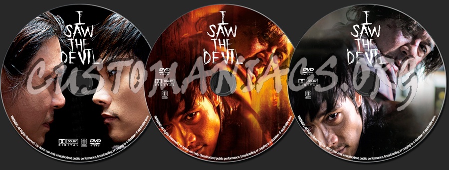 I Saw The Devil dvd label