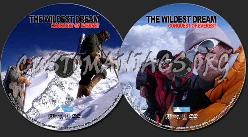 The Wildest Dream: Conquest Of Everest dvd label