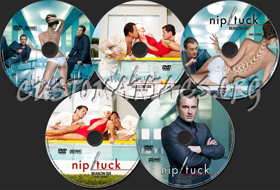 Nip Tuck Season 6 dvd label