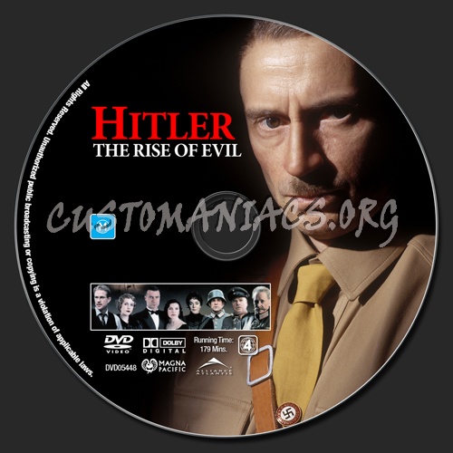 Hitler - The Rise Of Evil dvd label