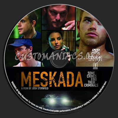 Meskada dvd label