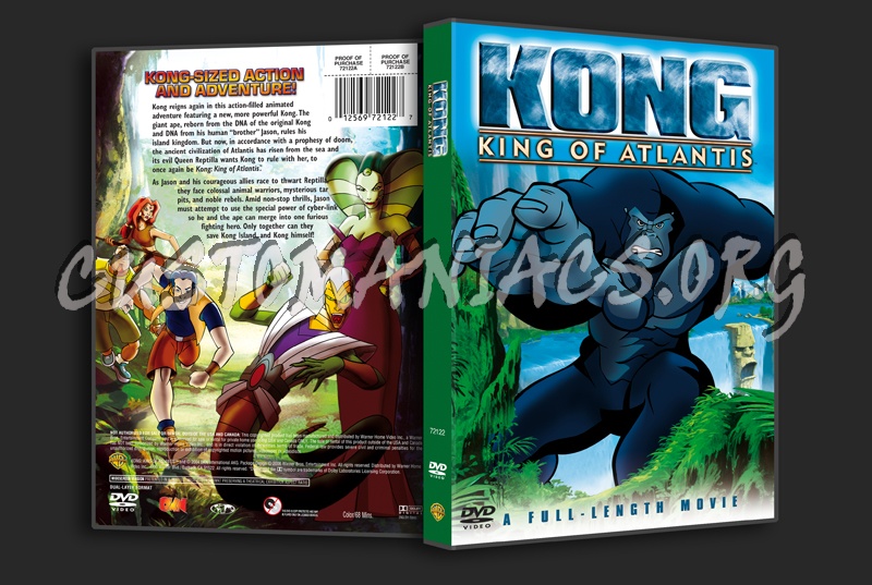 Kong King of Atlantis dvd cover