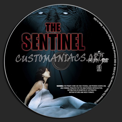 The Sentinel dvd label