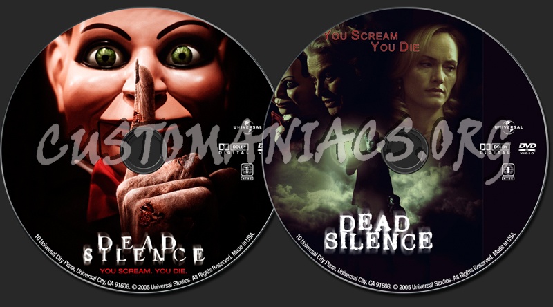 Dead Silence dvd label