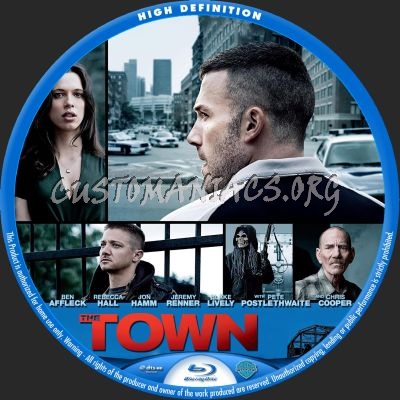 The Town blu-ray label