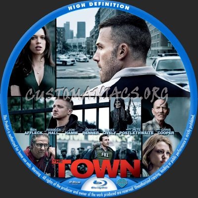 The Town blu-ray label